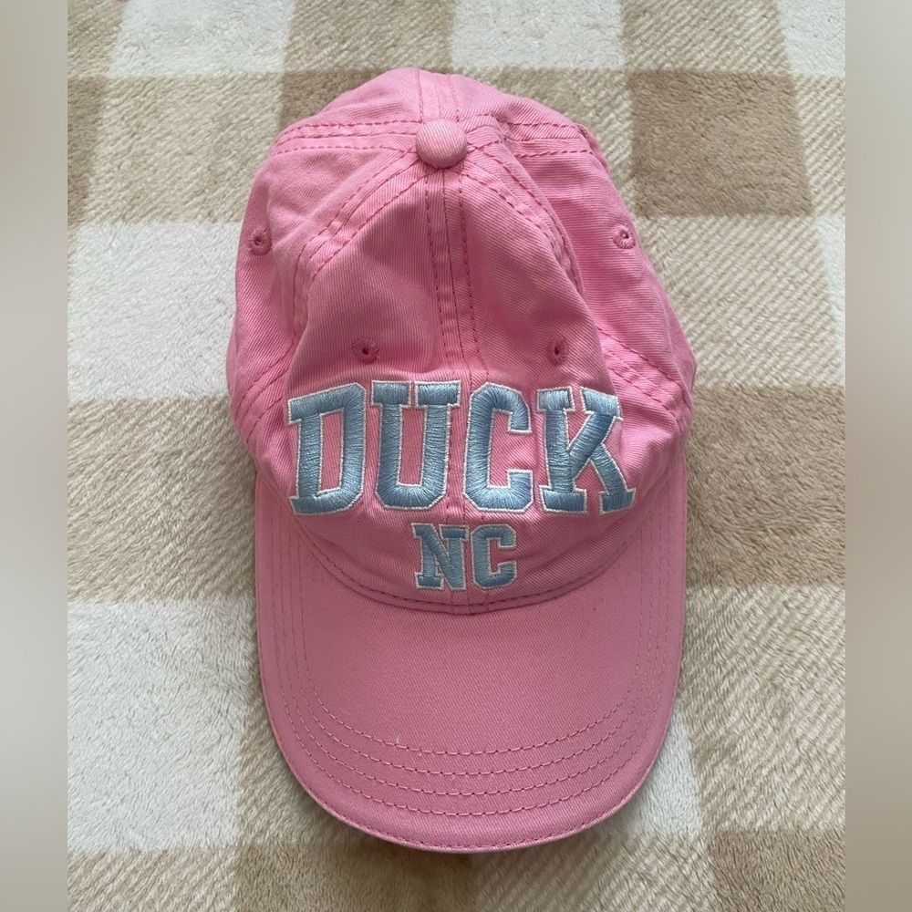 Duck NC Women’s Pink and Blue Sherry Cap 100% Cotton